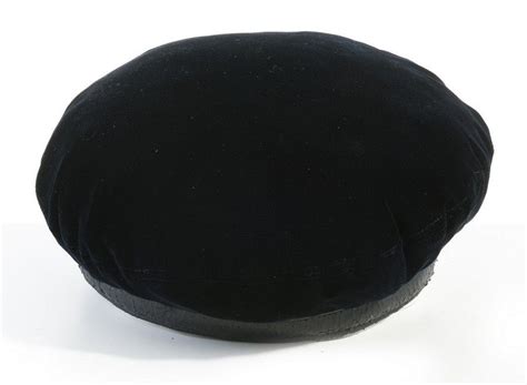 prada beret with letters|Black Velvet Beret .